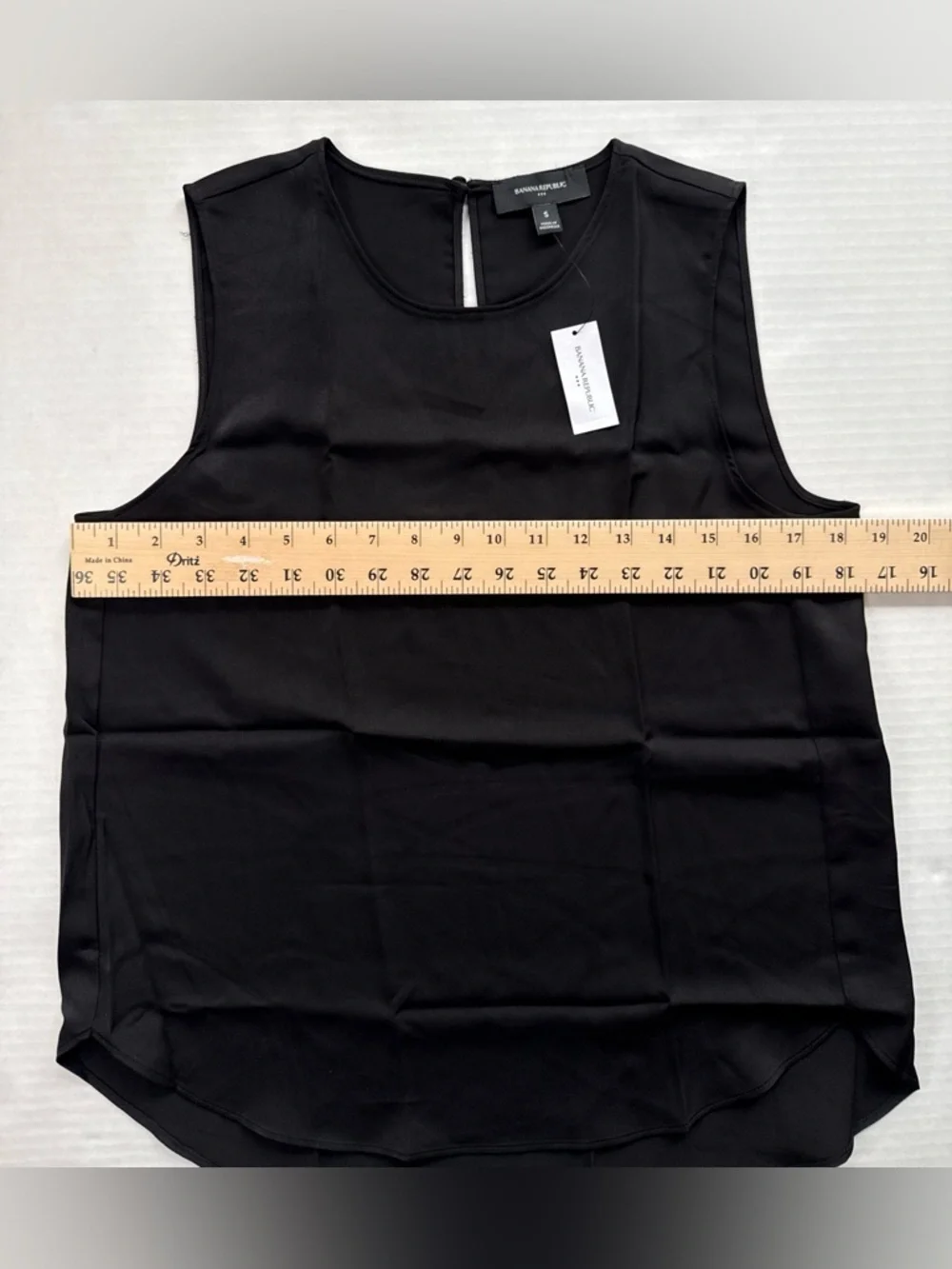 Banana Republic Shell Tank Black Size S - Picture 6 of 9